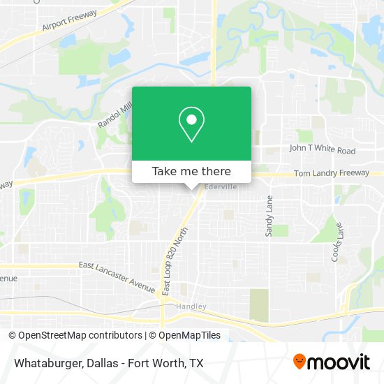 Mapa de Whataburger
