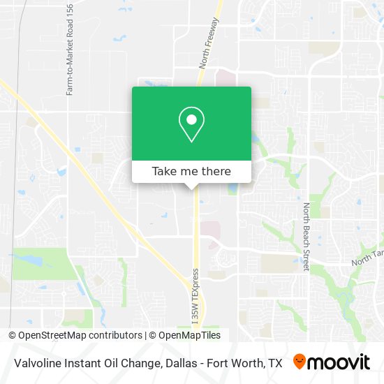 Mapa de Valvoline Instant Oil Change