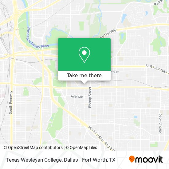 Texas Wesleyan College map