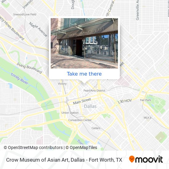 Crow Museum of Asian Art map