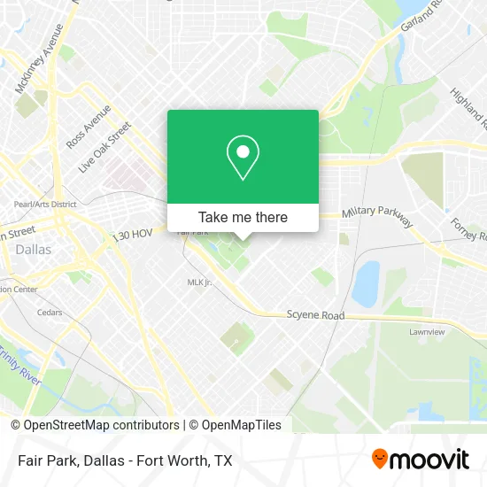 Fair Park map