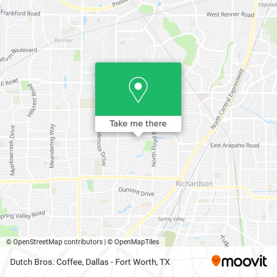 Dutch Bros. Coffee map