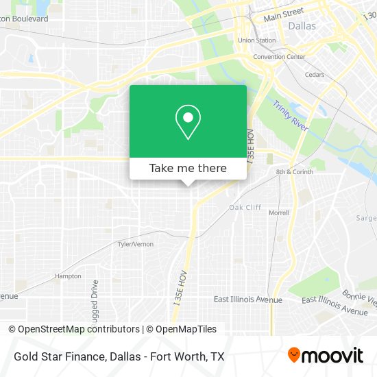Mapa de Gold Star Finance