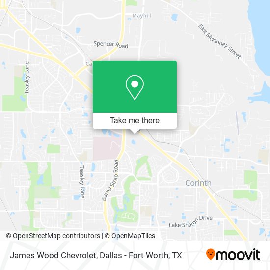 James Wood Chevrolet map