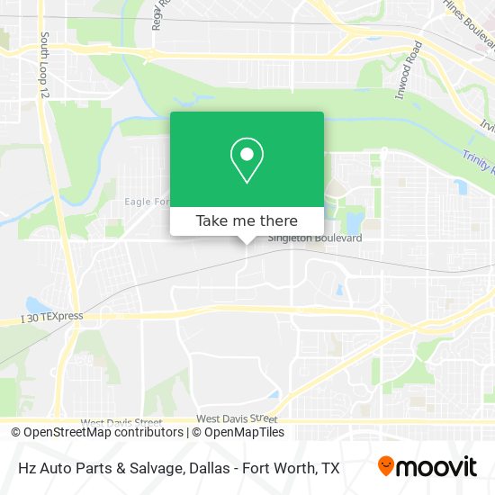 Hz Auto Parts & Salvage map