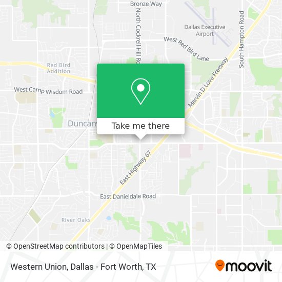 Western Union map