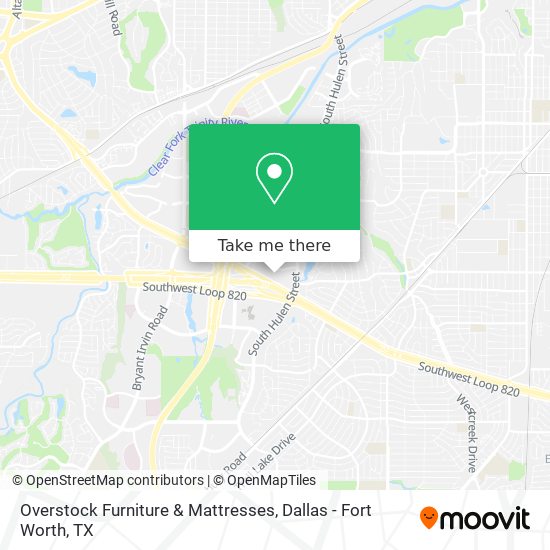 Overstock Furniture & Mattresses map