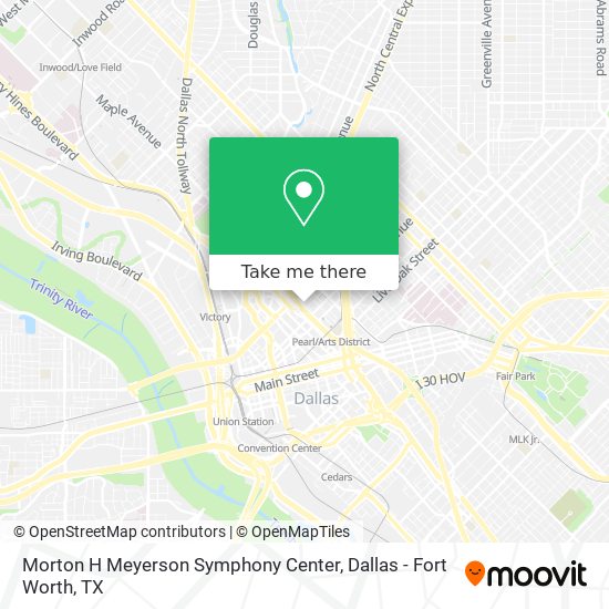 Morton H Meyerson Symphony Center map