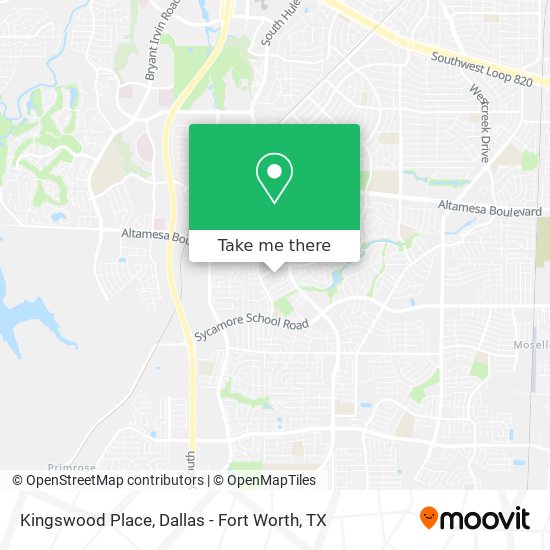 Kingswood Place map