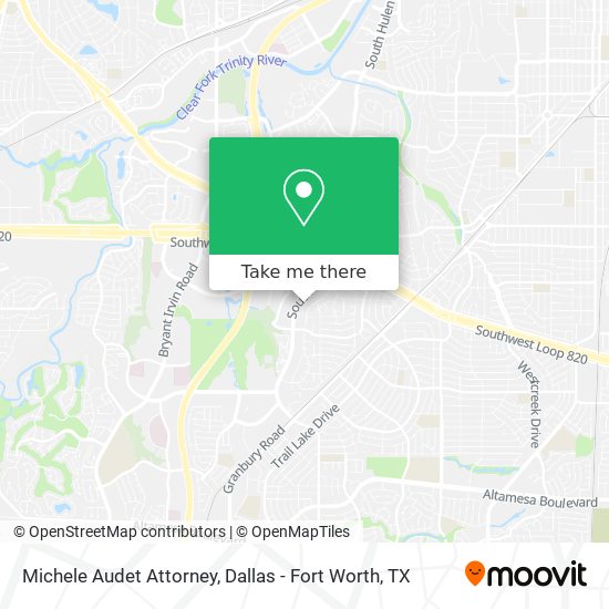 Michele Audet Attorney map
