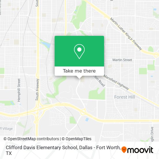 Clifford Davis Elementary School map