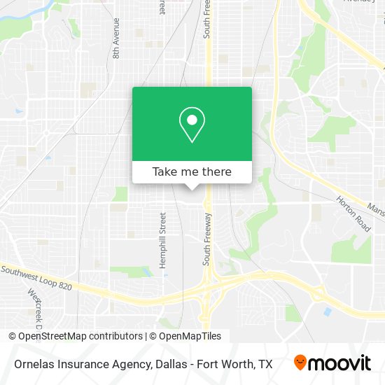 Ornelas Insurance Agency map