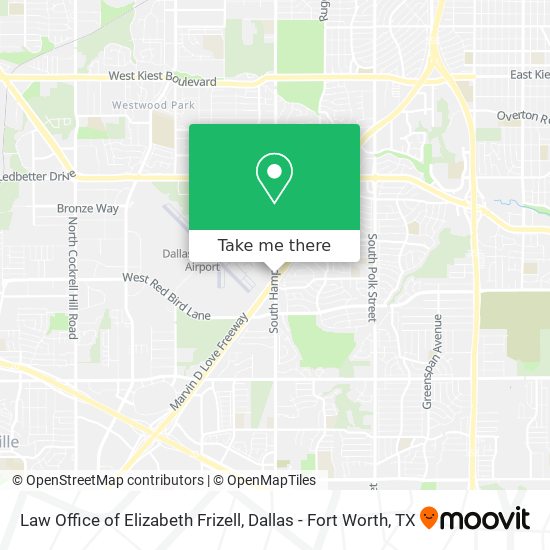 Law Office of Elizabeth Frizell map