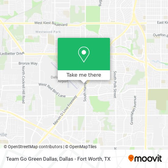 Team Go Green Dallas map