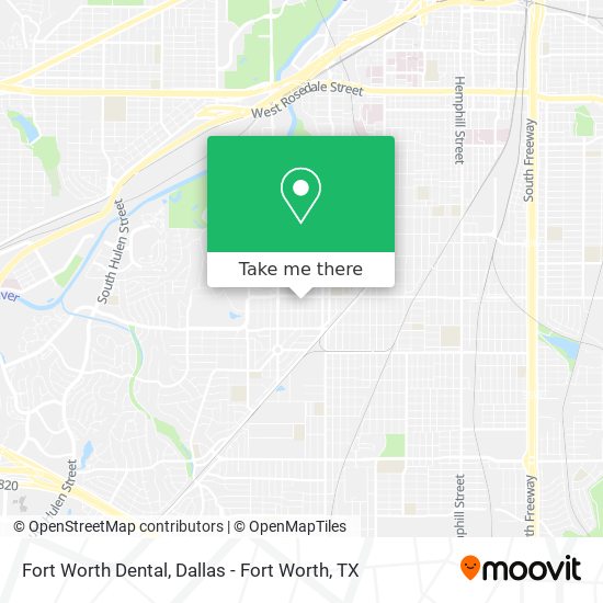 Mapa de Fort Worth Dental