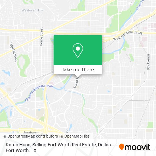 Mapa de Karen Hunn, Selling Fort Worth Real Estate