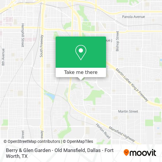 Mapa de Berry & Glen Garden - Old Mansfield