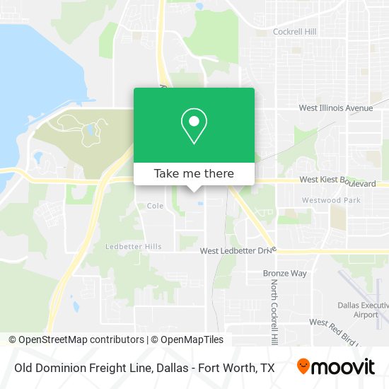 Old Dominion Freight Line map