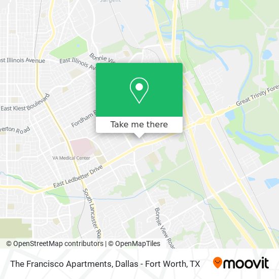 The Francisco Apartments map