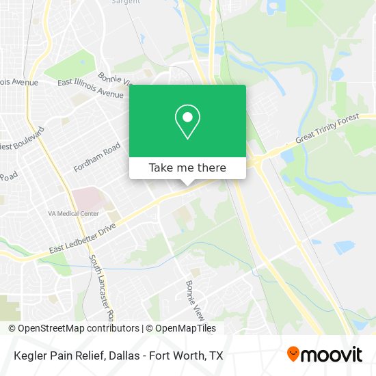 Kegler Pain Relief map