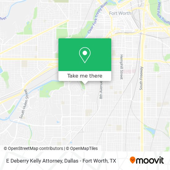 E Deberry Kelly Attorney map