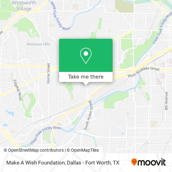 Make A Wish Foundation map