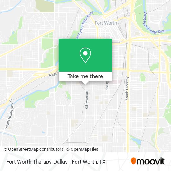 Mapa de Fort Worth Therapy