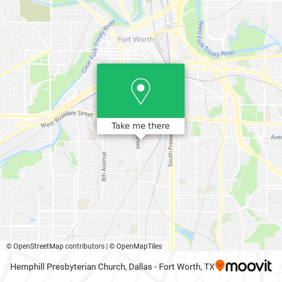 Hemphill Presbyterian Church map