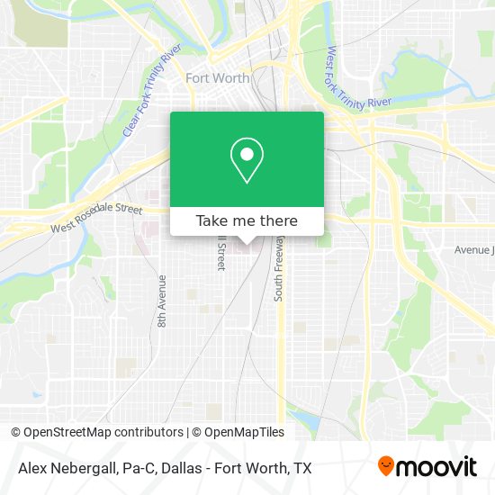 Alex Nebergall, Pa-C map