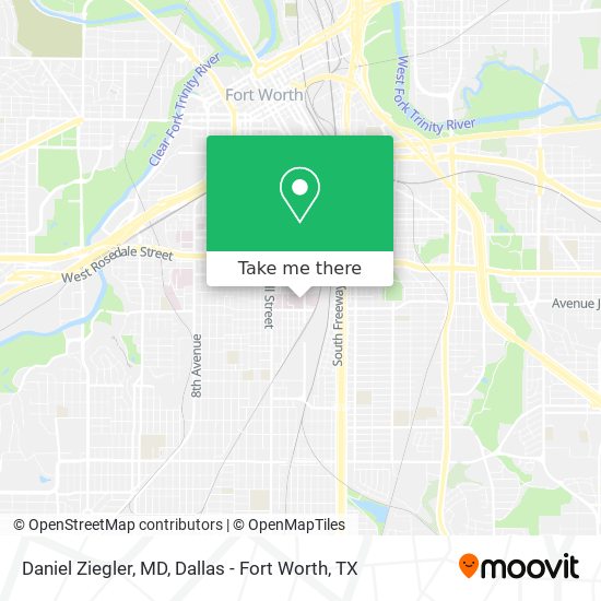 Daniel Ziegler, MD map