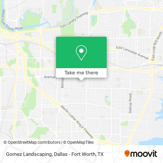 Gomez Landscaping map