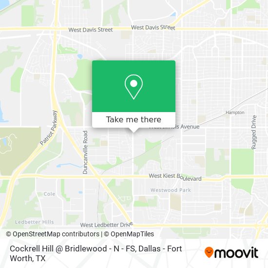 Cockrell Hill @ Bridlewood - N - FS map