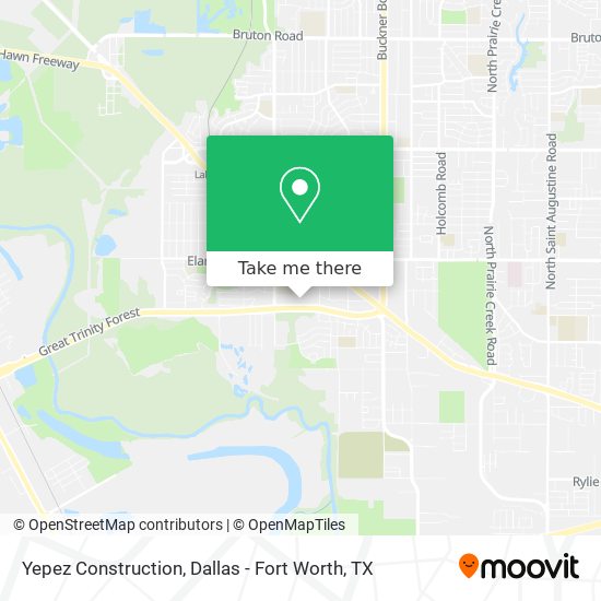 Mapa de Yepez Construction