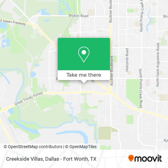 Creekside Villas map