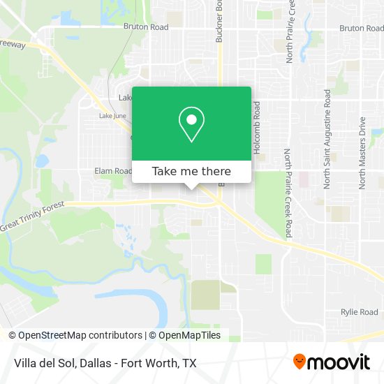 Villa del Sol map