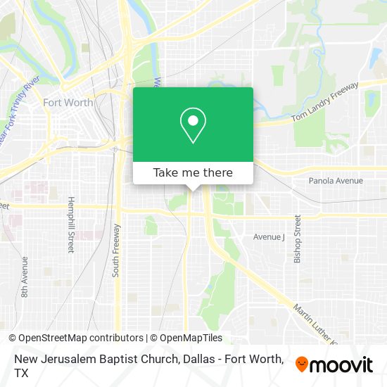 Mapa de New Jerusalem Baptist Church