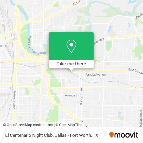 El Centenario Night Club map