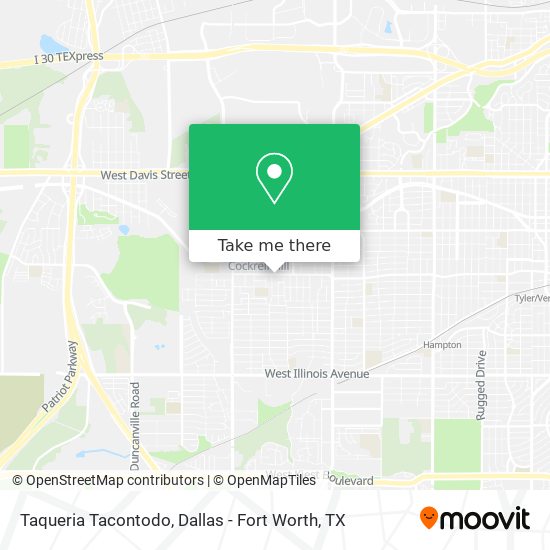 Mapa de Taqueria Tacontodo