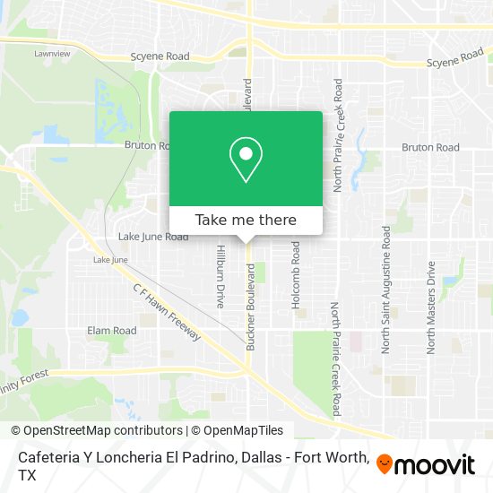 Cafeteria Y Loncheria El Padrino map