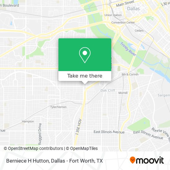 Berniece H Hutton map