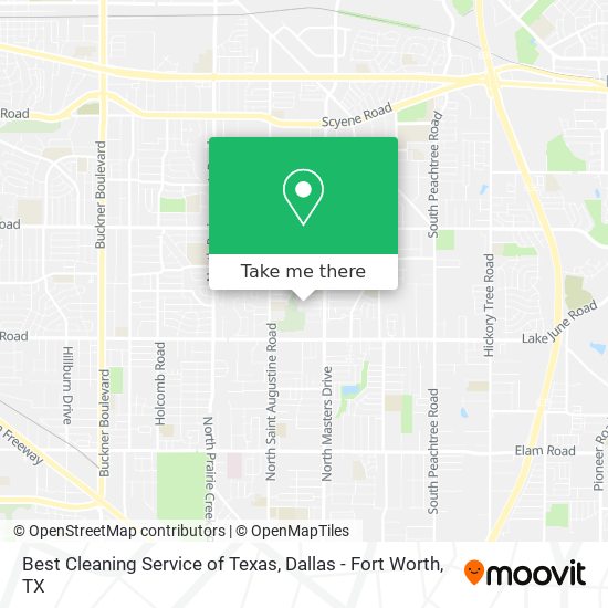 Best Cleaning Service of Texas map