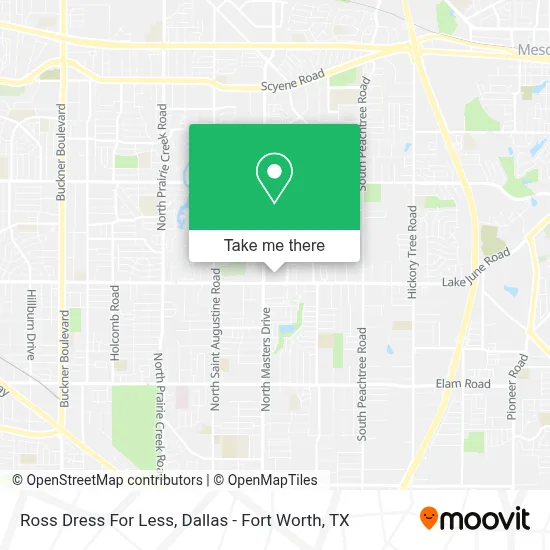 Ross Dress For Less map