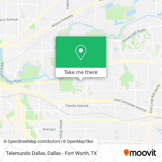 Telemundo Dallas map