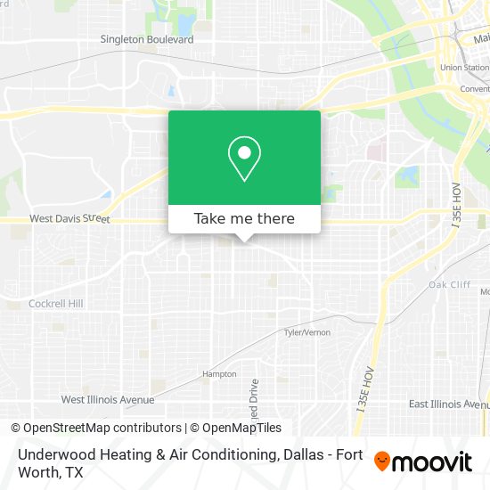 Underwood Heating & Air Conditioning map