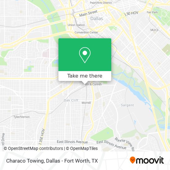 Characo Towing map