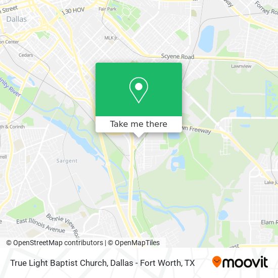 Mapa de True Light Baptist Church