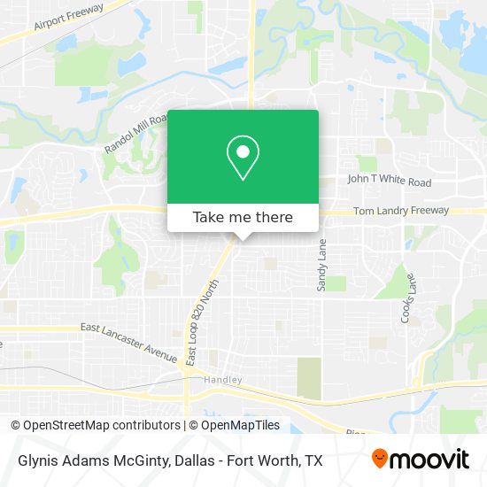 Mapa de Glynis Adams McGinty