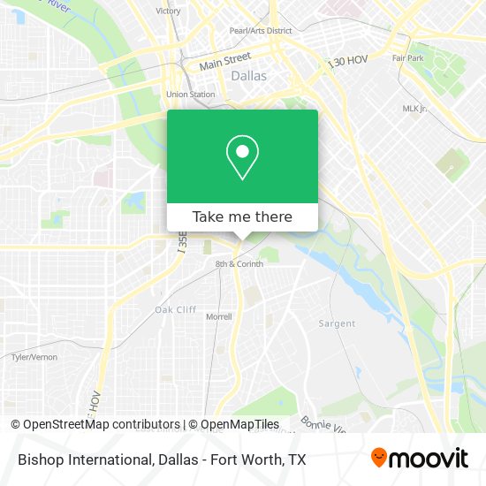 Bishop International map