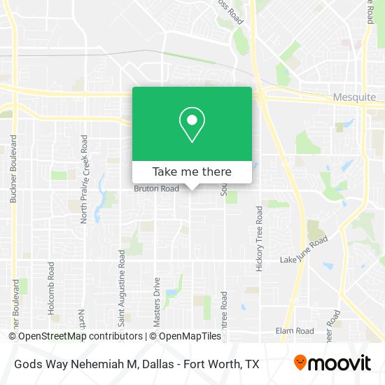 Gods Way Nehemiah M map