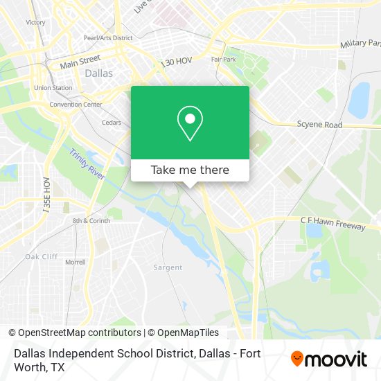 Mapa de Dallas Independent School District